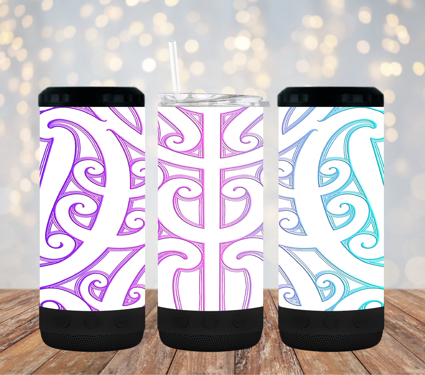 Tāwhirimātea - 16oz 4in1 Bluetooth Tumbler