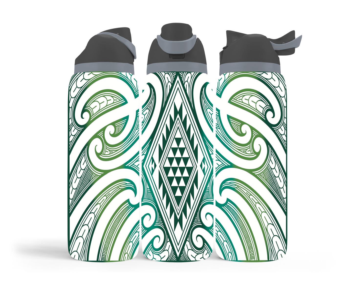 Wairua Green - 24oz Sports Bottle