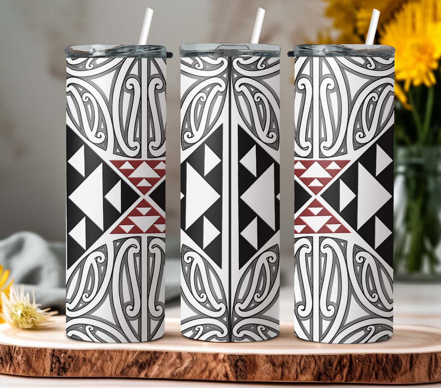 Mana Māori White - 20oz Tumbler
