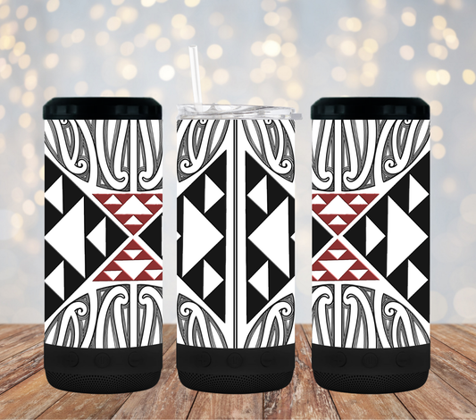 Mana Māori White - 16oz 4in1 Bluetooth Tumbler