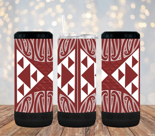 Mana Māori Red - 16oz 4in1 Bluetooth Tumbler