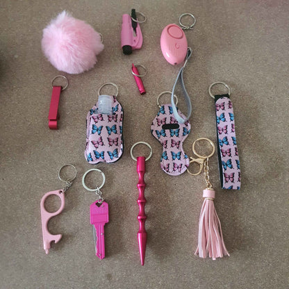 Pink Butterfly - Self Defense Keychain
