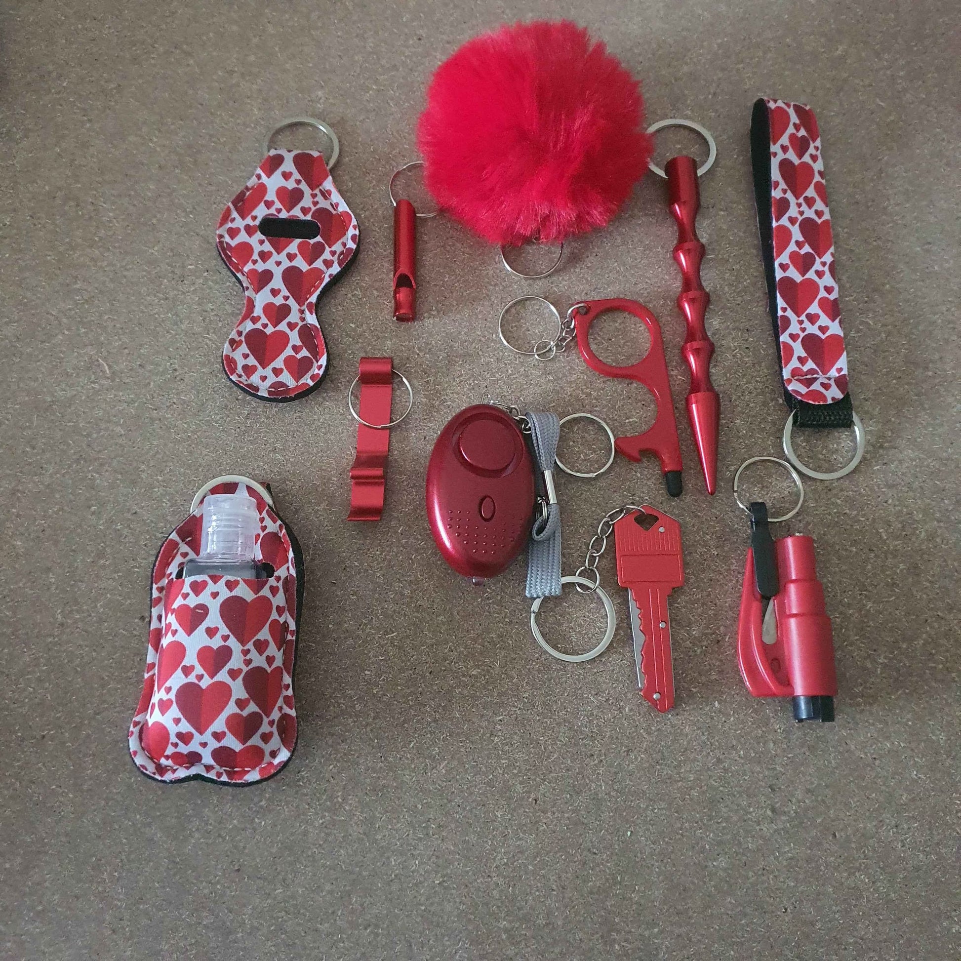 Red Heart - Self Defense Keychain