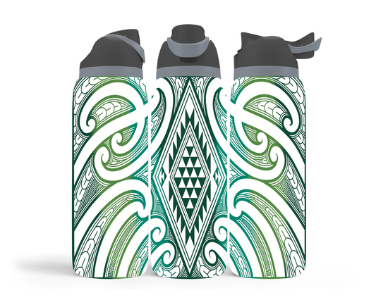 Wairua Green - 24oz Sports Bottle