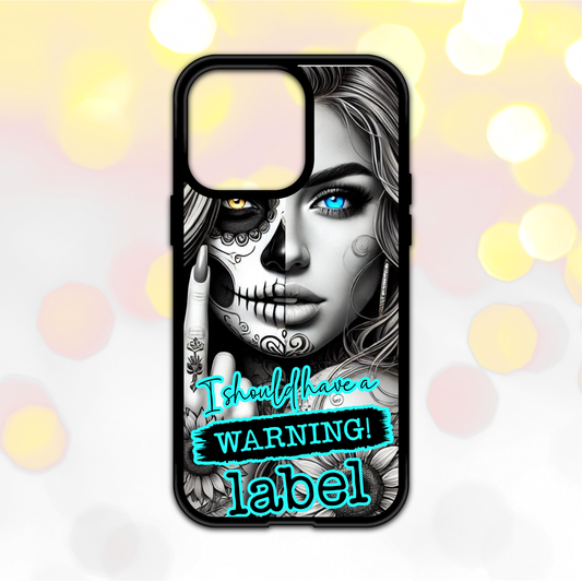 Warning Label - Phone Case
