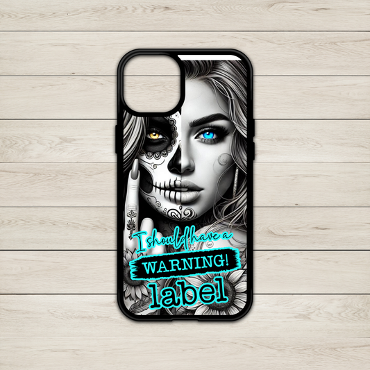 Warning Label - Phone Case