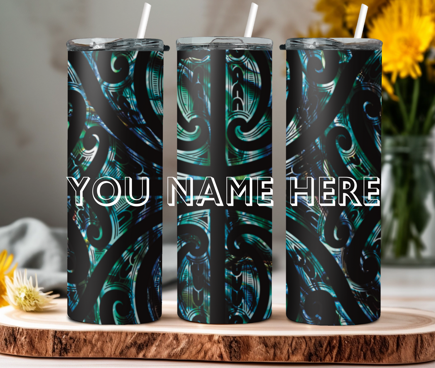 Maori Green Paua - 20oz Tumbler